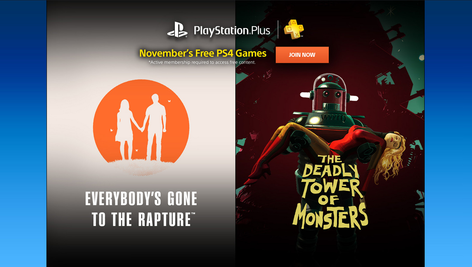 Sony anunció los juegos de PS Plus para Noviembre