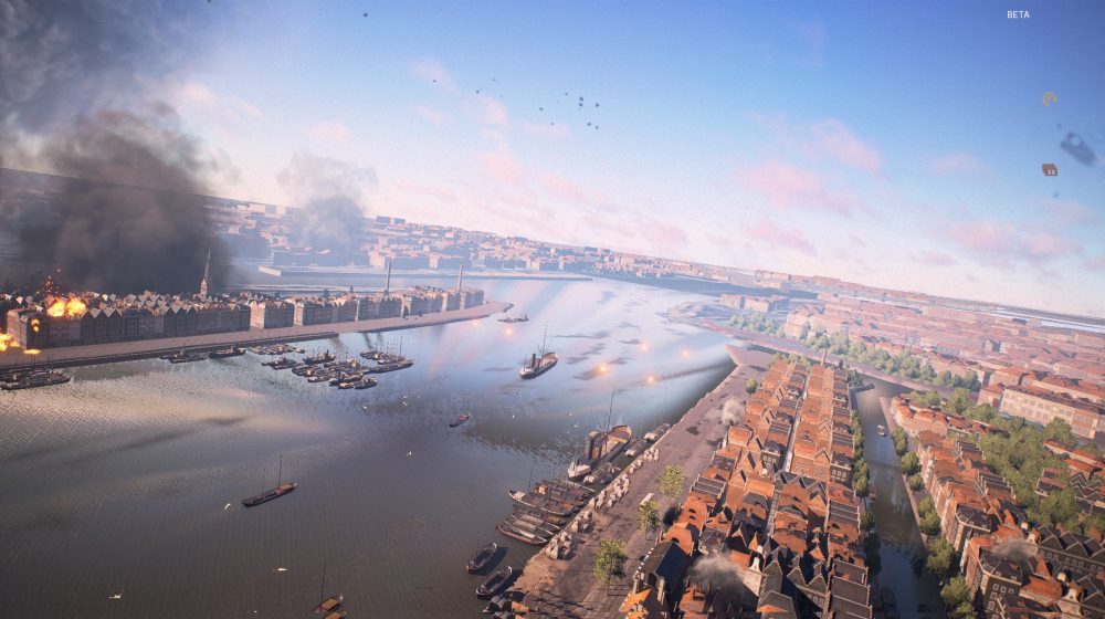 Comparan la ciudad de Róterdam en el Battlefield V con la del mundo real