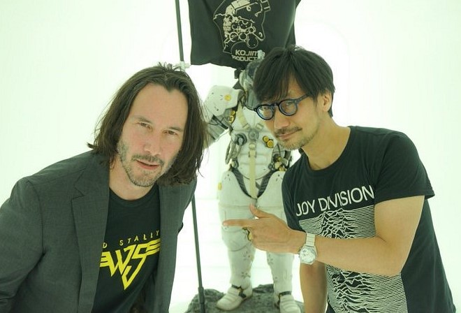 Keanu Reeves visitó a los autores de Death Stranding en Kojima Productions