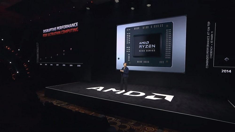 AMD presentó su nueva línea de procesadores ultrafinos Ryzen 4000 Series