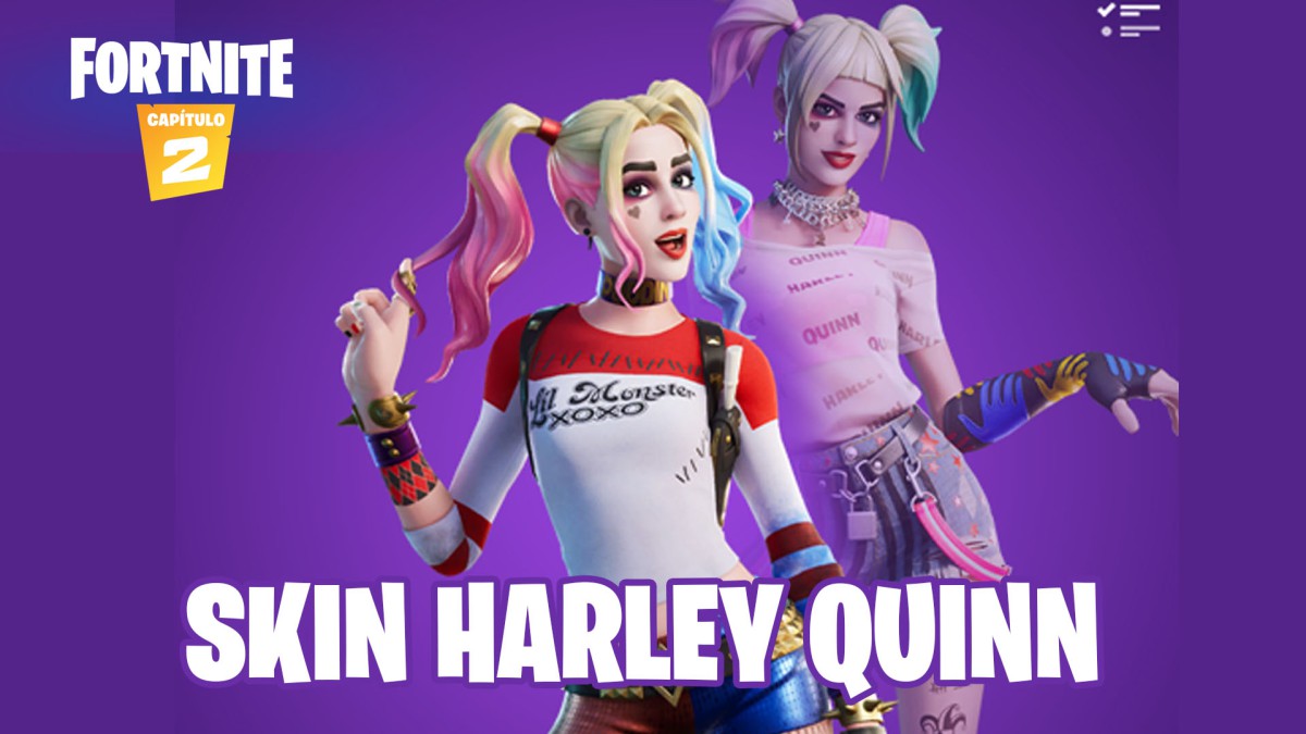 Fortnite presentó a Harley Quinn: cómo conseguir las nuevas skin del battle royale
