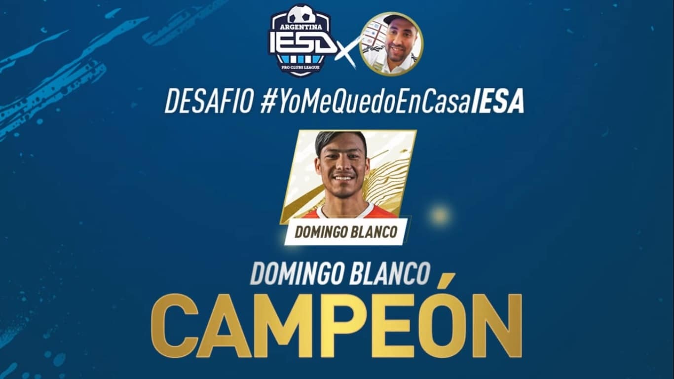 Domingo Blanco le dio a Independiente el título del torneo #YoMeQuedoEnCasaIESA