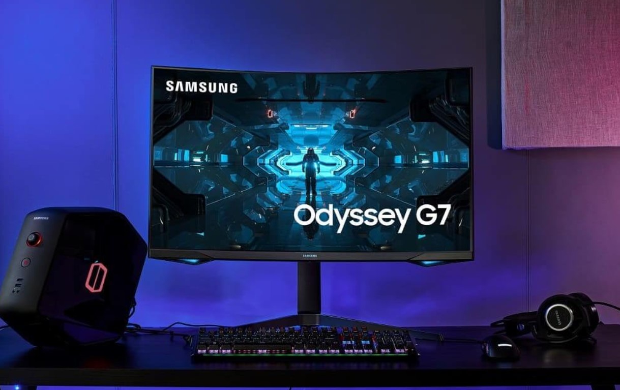 Samsung le puso fecha de lanzamiento a su nuevo monitor gamer Odyssey G7
