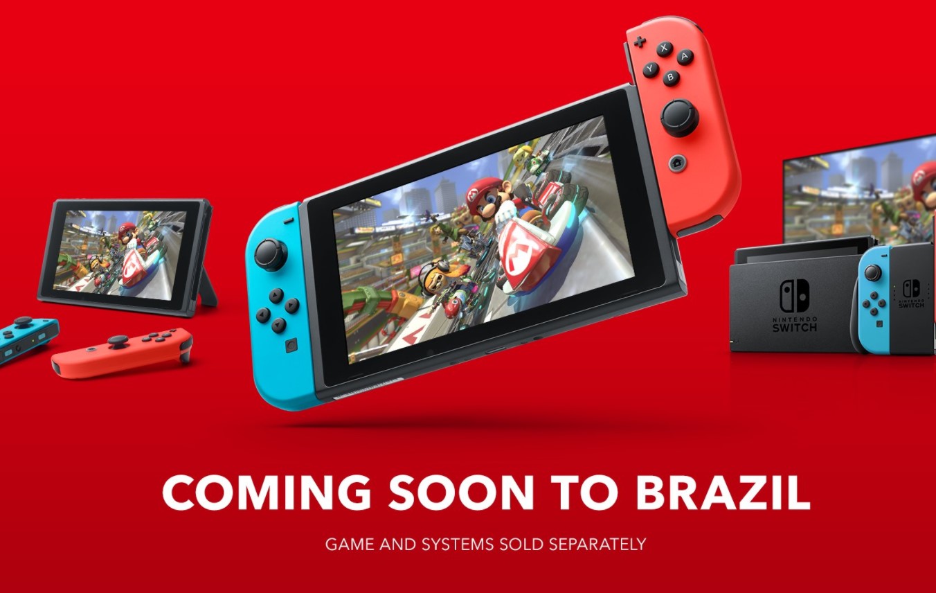 Nintendo confirmó la llegada de Switch a Brasil, mercado donde no estaba de manera oficial