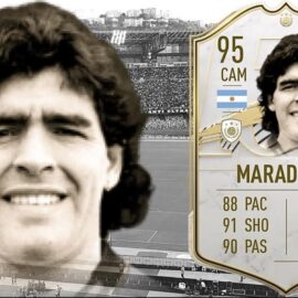 La carta de Diego Maradona subió casi un millón de monedas en FIFA 21