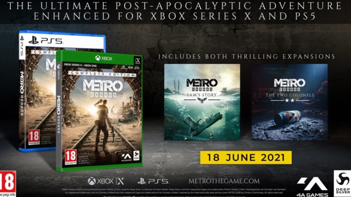 Metro Exodus Complete Edition: fecha de lanzamiento en PS5 y Xbox Series X