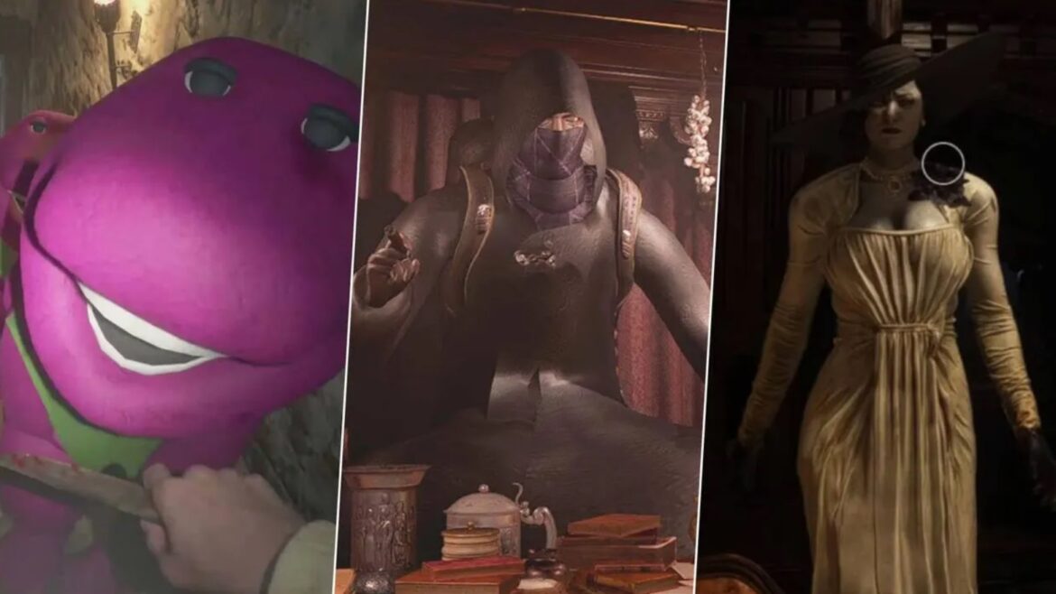 La demo de Resident Evil 8 Village en PC ya tiene sus mods: del dinosaurio Barney a algunos más prácticos