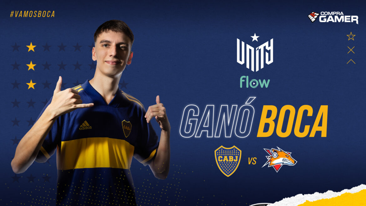 Unity League Flow: Boca Juniors Gaming y Malvinas Gaming no paran de ganar