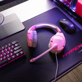 Hyperx presentó su innovador headset Cloud Stinger rosa