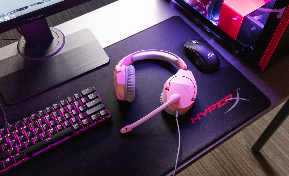 Hyperx presentó su innovador headset Cloud Stinger rosa