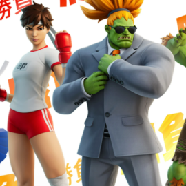 Blanka y Sakura celebran los 35 años de Street Fighter en Fortnite