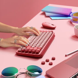 Un teclado “retro” y un mouse con emojis: cómo es lo nuevo de la serie POP de Logitech