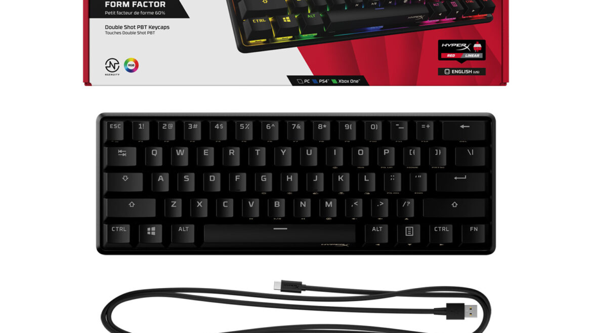 HyperX lanzó una nueva versión de su teclado Alloy Origins 60