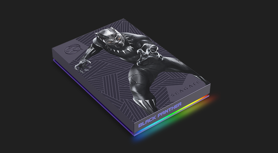 Seagate presentó sus discos externos FireCuda inspirados en Black Panther