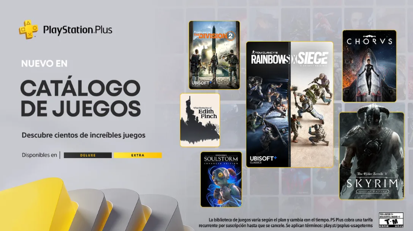 PS Plus reveló los juegos de noviembre para los planes Extra y Deluxe