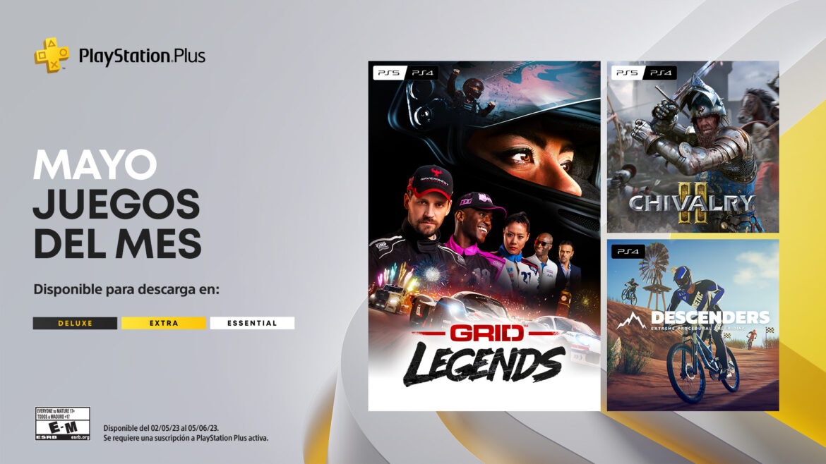 GRID Legends encabeza los juegos de PlayStation Plus de mayo