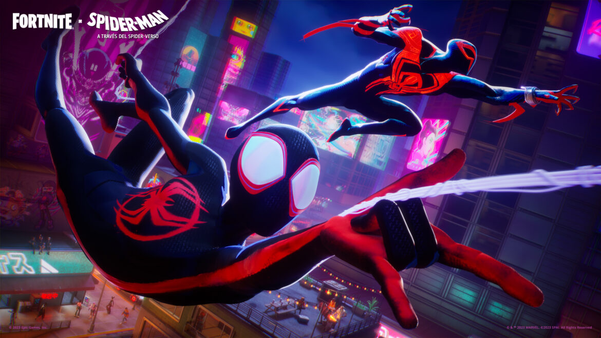 Spider-Man: A través del Spider-Verso hace su debut en Fortnite