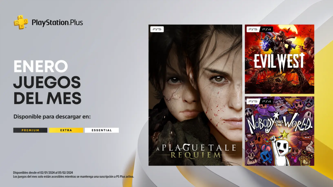 A Plague Tale: Requiem lidera los nuevos juegos de PlayStation Plus